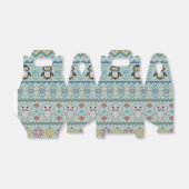 Cute Knits Penguin and Seal Pattern Bedankdoosjes (Uitgevouwen)