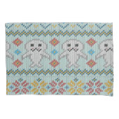 Cute Knits Penguin and Seal Pattern Kussensloop (Voorkant)