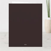 Cute Knitted Penguin Doll in Scarf Holding Mug Kaart (Achterkant)