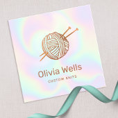 Cute Knitters Knitting Crochet Ball Visitekaartje