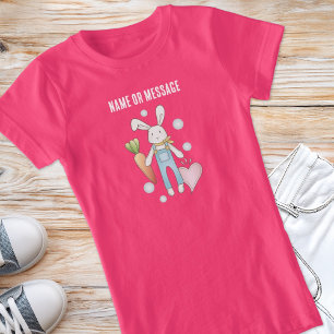 Cute Knuffel Konijn Meisjes Kinderen T-shirt