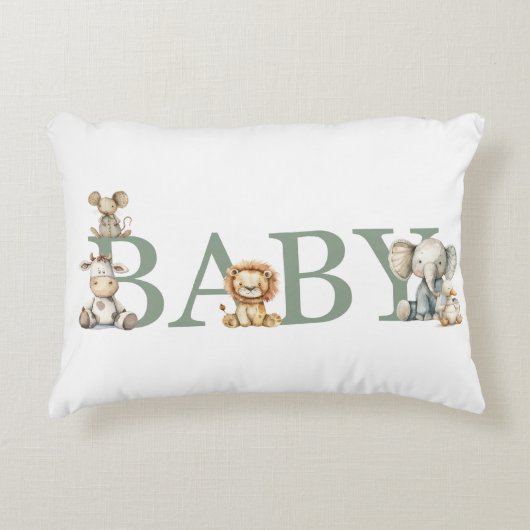 Cute Knuffels Baby Accent Kussen (Voorkant)