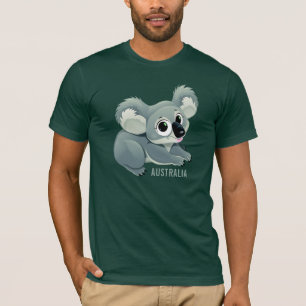 Cute Koala aangepaste shirten en jassen T-shirt