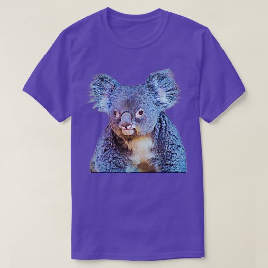 Cute Koala Australian Marsupial Oil Paint Koala be T-shirt (Design voorkant)