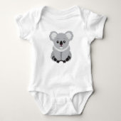 Cute Koala Baby Bodysuit (Voorkant)