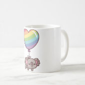 Cute Koala Bear and Rainbow Balloon Koffiemok (Voorkant rechts)