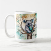 Cute Koala Bear Mug in Tree – Personalize Koffiemok (Links)