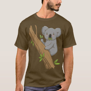 Cute Koala Beer - Australia Animals Eucalyptus Koa T-shirt