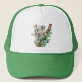 Cute Koala Beer Australian Wildlife Animal Trucker Pet (Voorkant)
