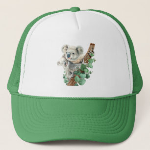 Cute Koala Beer Australian    WildlifeAnimal Trucker Pet