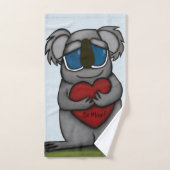 Cute Koala Beer Bad Handdoek (Handdoek)