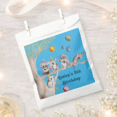 Cute Koala Beer Birthday Animal Party Favor Bags Bedankzakje (Geknipt)