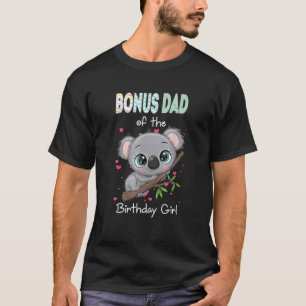 Cute Koala Beer Birthday Bonus Pap van de verjaard T-shirt