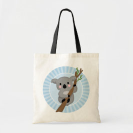 Cute Koala Beer - Blue Grey Tote Bag