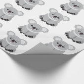 Cute Koala Beer Cadeaupapier (Hoek)