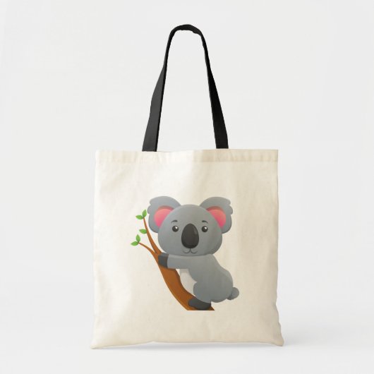 Cute Koala Beer Cartoon Tote Bag (Voorkant)