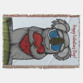 Cute Koala Beer Deken (Voorkant)