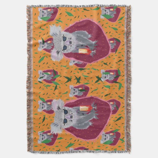 Cute Koala Beer Deken (Voorkant Verticaal)