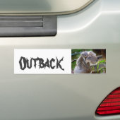 Cute Koala Beer Destiny Natuur Aussi Outback Bumpersticker (Op auto)