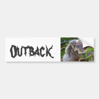 Cute Koala Beer Destiny Natuur Aussi Outback Bumpersticker