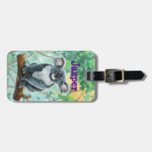 Cute Koala Beer en Baby voor en achter Bagagelabel (Voorkant horizontaal)