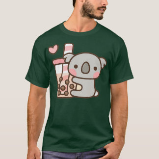 Cute Koala Beer en Bubble Tea T-shirt