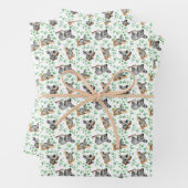 Cute Koala Beer Eucalyptus Leaves Baby Gift Inpakpapier Vel (In situ)
