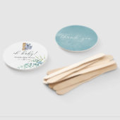 Cute Koala Beer Eucalyptus Leaves Baby shower Handwaaier (Niet-gemonteerd)