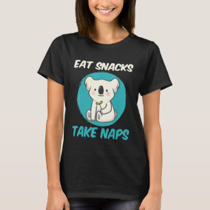 Cute Koala Beer Graphic - Dierenvriend Quote T-shirt