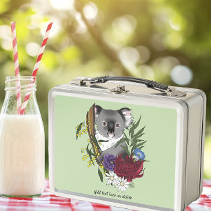 Cute Koala Beer Groene Australische Wilde Bloemen 