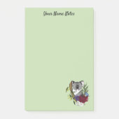 Cute Koala Beer Groene Australische Wilde Bloemen Post-it® Notes (Voorkant)