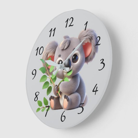 Cute Koala Beer Grote Klok (Hoek)