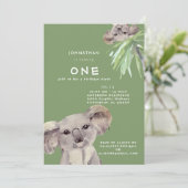 Cute Koala Beer Hang uit met me Dag Kaart (Staand voorkant)