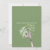 Cute Koala Beer Hang uit met me Dag Kaart (Achterkant)