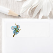 Cute koala Beer Hanging on Tree Branch Etiket (Insitu)