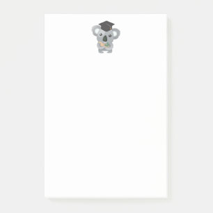 Cute Koala Beer in Graduation Cap Post-it® Notes