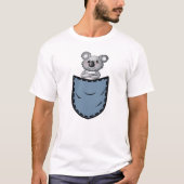 Cute koala beer in zakjes met Mannen T-Shirt (Voorkant)