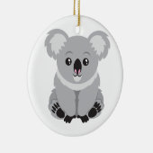Cute Koala Beer Keramisch Ornament (Rechts)