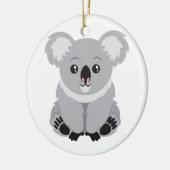 Cute Koala Beer Keramisch Ornament (Links)