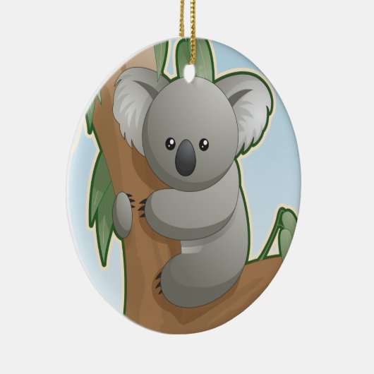 Cute Koala Beer Keramisch Ornament (Rechts)