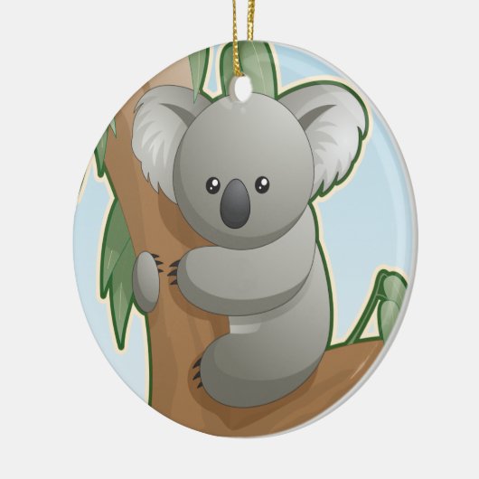 Cute Koala Beer Keramisch Ornament (Links)
