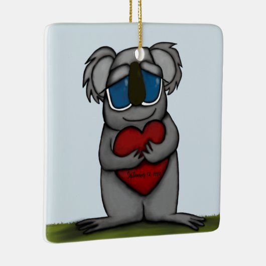 Cute Koala Beer Keramisch Ornament (Rechts)