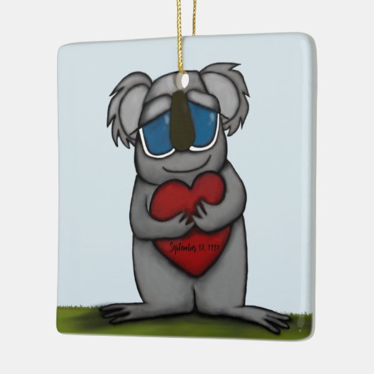 Cute Koala Beer Keramisch Ornament (Links)
