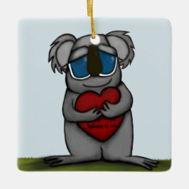 Cute Koala Beer Keramisch Ornament
