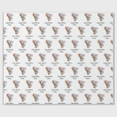 Cute Koala Beer Kinderen Birthday Gift Cadeaupapier (Vlak)