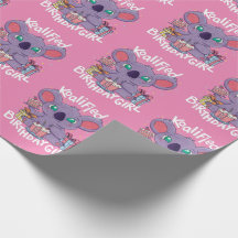 Cute Koala Beer Koalified Birthday Girl Pink