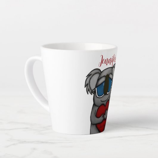 Cute Koala Beer Latte Mok (Linkerhoek)