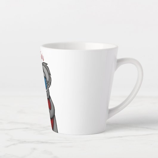 Cute Koala Beer Latte Mok (Rechts)