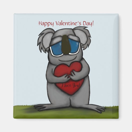 Cute Koala Beer Magneet (Voorkant)