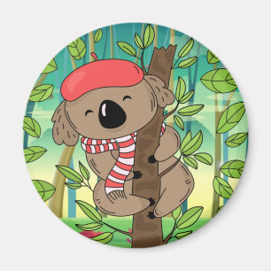 Cute Koala Beer Magneet